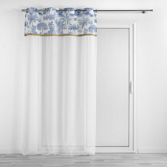 PanOikos Vorhang mit Grommets Weiß 140x240cm