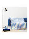 Tommy Hilfiger Surf Club Ριχτάρι Πολυθρόνας 130x170εκ. Λευκό/γαλάζιο (wαvε)