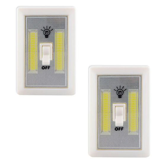 Factory LED Light Switch for Cabinets with Battery Powered, Photocell and Mounting Sticker 1pcs
