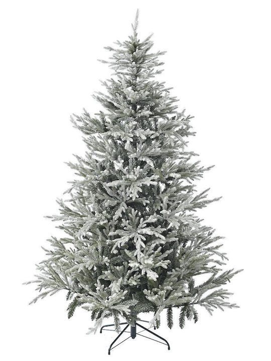 SPRUCE Christmas Green Tree with Plastic Base and Built in Branches H240cm