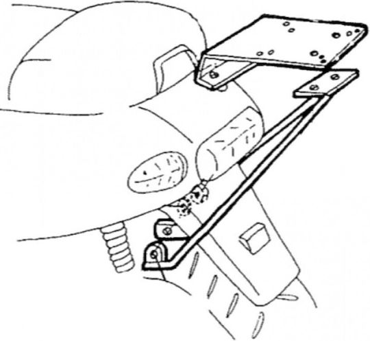 Shad Case Mounts for Piaggio Typhoon