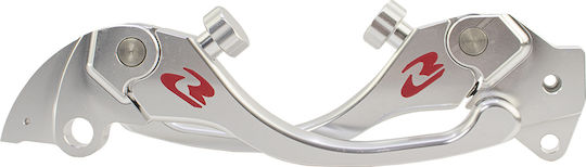 Racing Boy Set of Motorcycle Brake/Clutch Levers Adjustable Silver 11860533