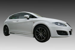 Motordrome Türschweller Auto Seitwärts Kompatibel mit Seat Leon