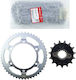 Honda Kette & Ritzel-Kit für Honda Transalp 650