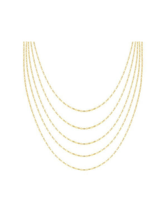 Silver Chain Neck Gold-plated