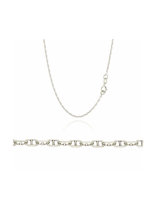 Skaras Jewels White Gold Chain Neck 14K