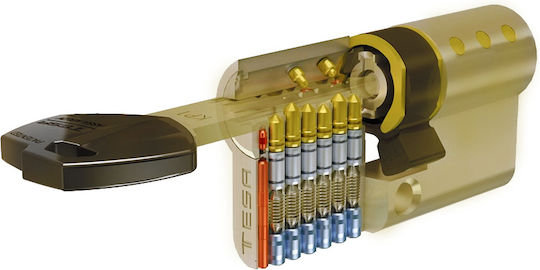 Assa Abloy Cilindru de Încuietoare 65mm (30-35) Auriu