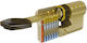 Assa Abloy Zylinderschloss 75mm (30-45) Gold