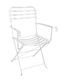 Zappeion Metal White Chair 57x57x83cm