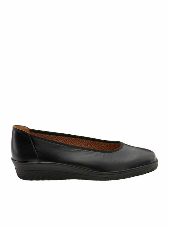 Gabor Leather Ballerinas Black