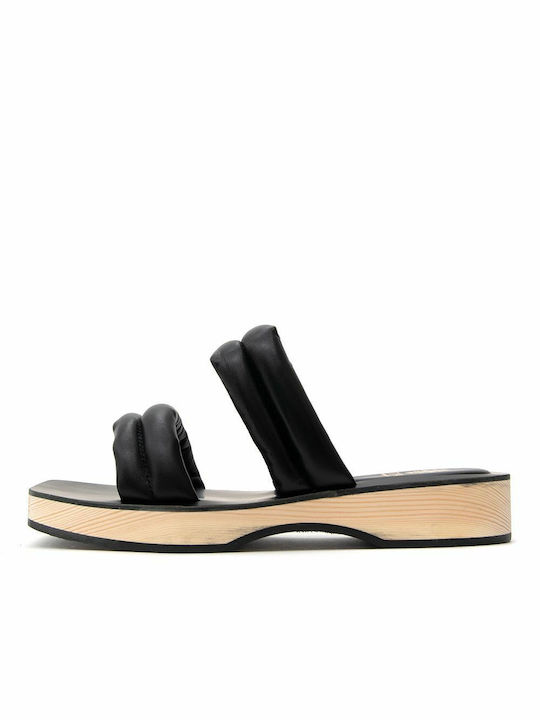 Utopia Sandals Leather Women's Sandals Black