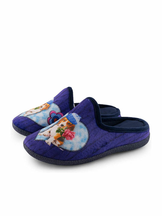 Love4shoes Women's Slippers Blue