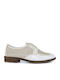 Δερμάτινα Γυναικεία Oxfords σε Μπεζ Χρώμα