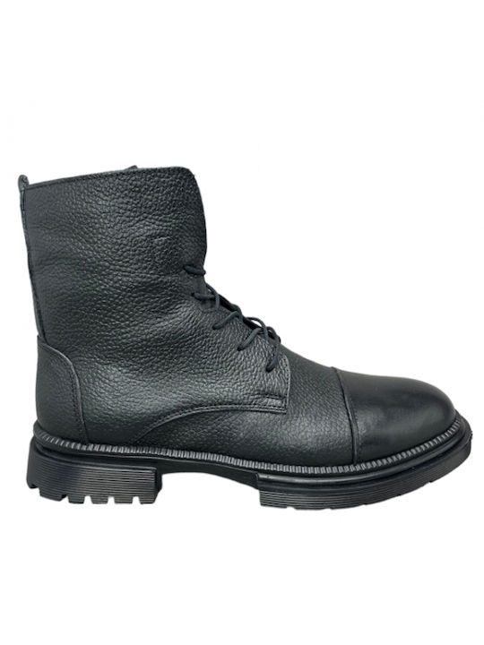 Smart Steps Men's Leather Boots Black
