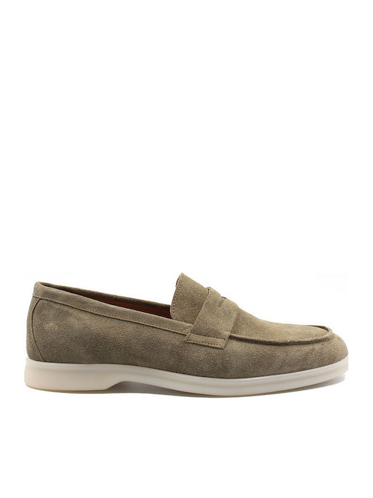 Men's Leather Loafers Green