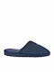 Frottee Herrenhausschuhe Blau