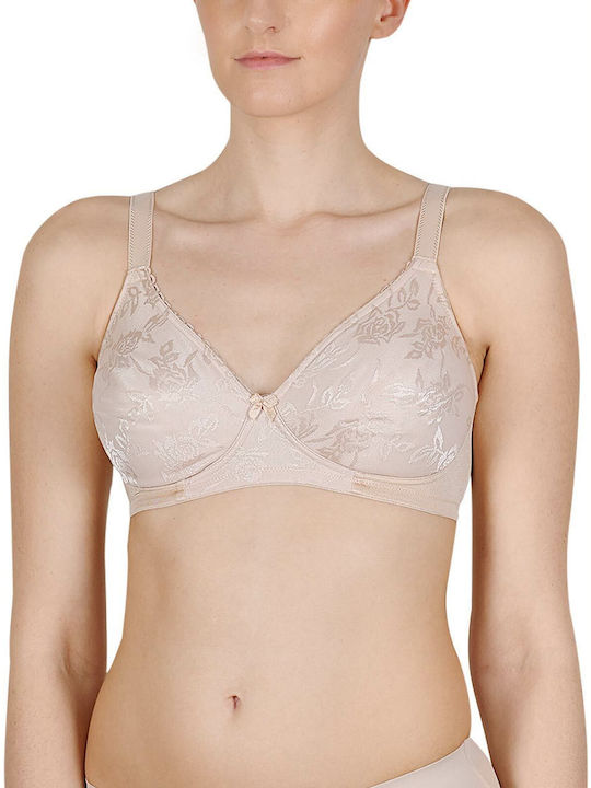 Triangle Triangle Bra with Light Padding without Underwire Beige