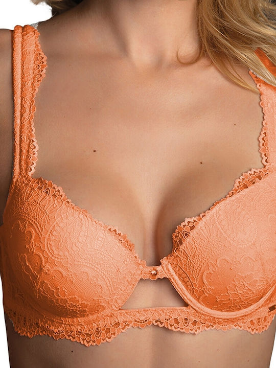 Leilieve Balconette Portocaliu Sutien cu Baloane