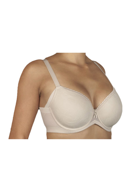 Creaciones Selene Violeta Minimizer Minimizer Bra Beige