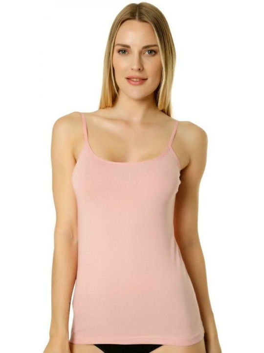 ANALIZE Cu Bretele Bumbac Roz Tricou pentru femei