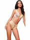 Miss Rosy Lace Underwear Set with Bra & Slip Beige