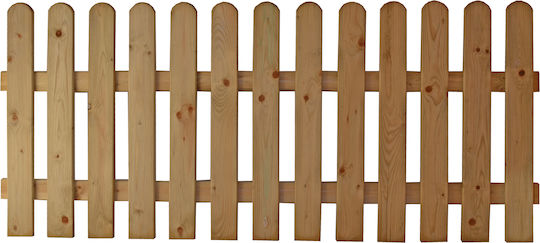 Showood Gard din Lemn în Culoarea Bej 80cm x 1.8m