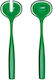 Guzzini Set de Servire 2buc Verde
