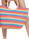 Noidinotte Beach Bag Multicolour with Stripes