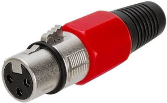 KAL Electronics Щепсел XLR женски Сребрист (10770/RED)