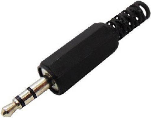 Ștecher Jack de 3,5 mm masculin 10buc Negru (01.096.0052)