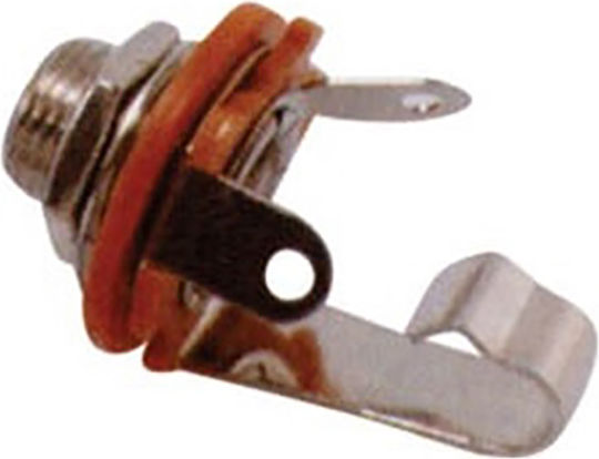 Lz Βύσμα 6.3mm Jack mono female 10τμχ Ασημί 01.111.0049