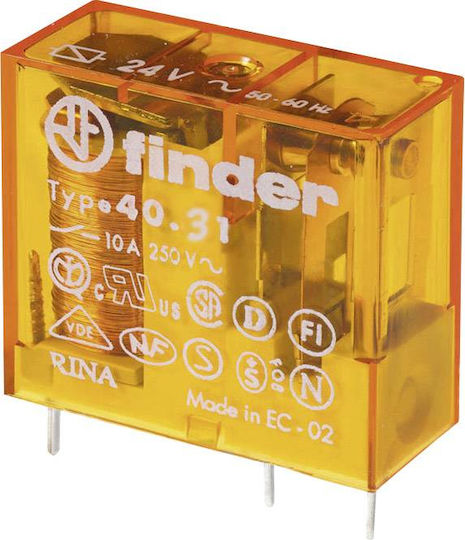 Finder Relais 24V 10A 40.31.8.024.0000