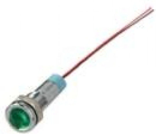 GBC LED Ενδεικτική Λυχνία 220V Πράσινο 1τμχ 25.4160.70
