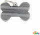 My Family BRONX Dog ID Bone Silver Large