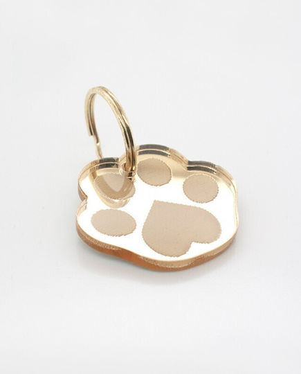 LifeLikes Dog ID Paw Gold
