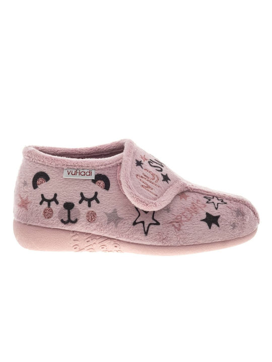 Vulladi Kinderhausschuhe Stiefel Rosa