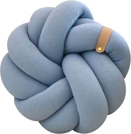 ADORIST Throw Pillow Light Blue 35x35cm