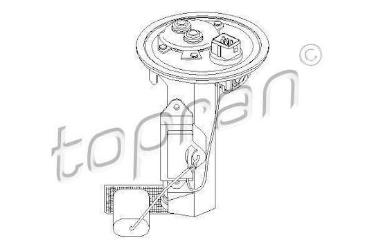 Topran Kraftstoffpumpe für Autos für Ford Fiesta