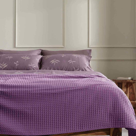 Aigaion Piqué Decke King Size 270x240cm Grüne