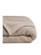 La Redoute Interieurs Woolmark Pelzige Decke Übergröße 240x220cm Beigefarbe