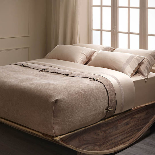 Hauz Samtdecke Übergröße 240x250cm Braun