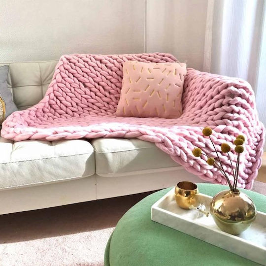 ADORIST Sofa 80x130cm Pink