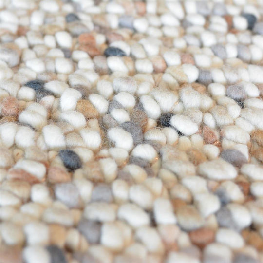 Brink & Campman Pebble Covor Rectangular Din lână Nisip natural