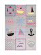 Vasilas Home Kids Rug Multicolor 200x200cm
