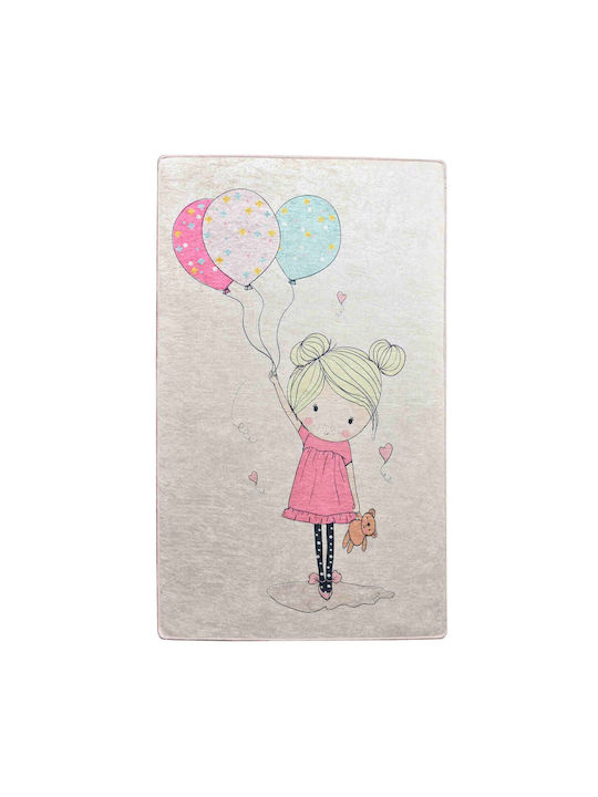 Chilai Home Kinder Teppich Rosa 140x190cm