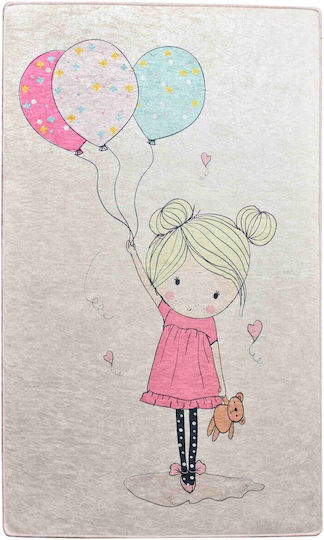 Chilai Home Kinder Teppich Rosa 140x190cm