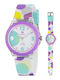 Marea Women's Watch with Purple Rubber Strap