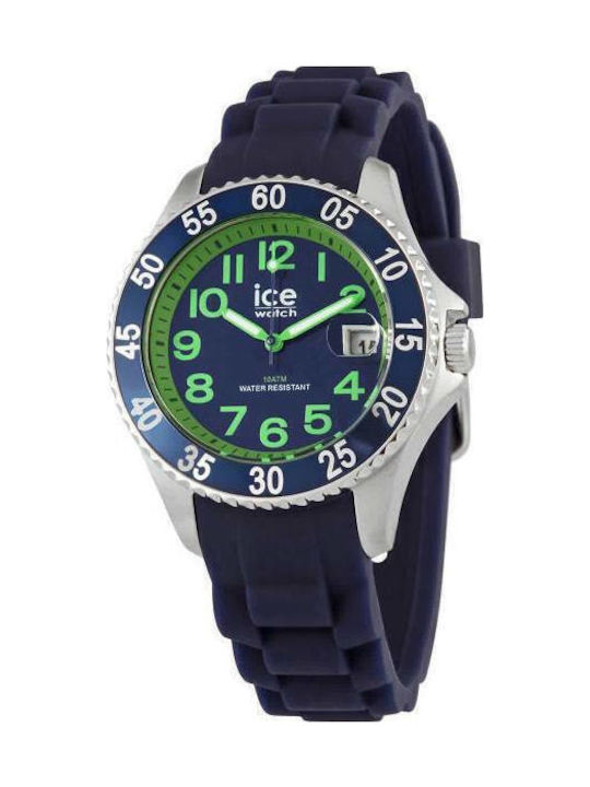 Ice Women's Watch with Navy Blue Rubber Strap