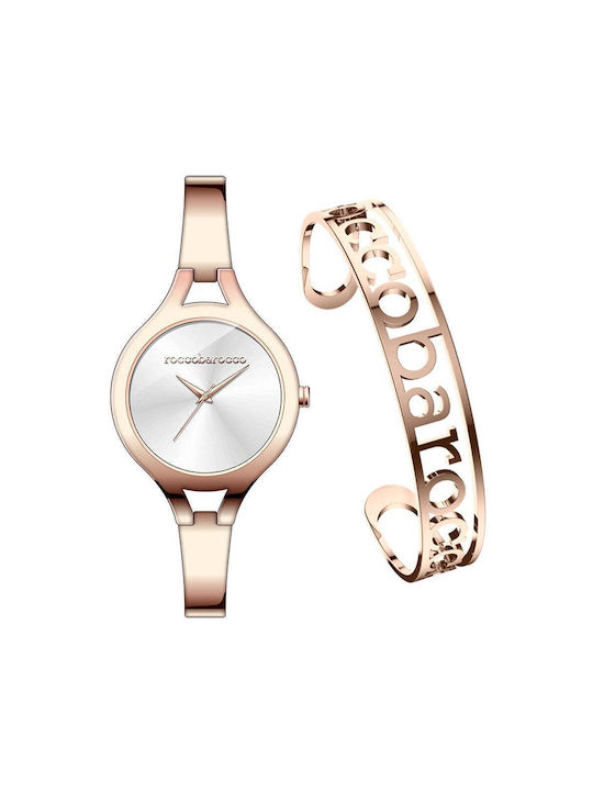 Rocco Barocco Watch with Silver Metal Bracelet