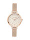 Oui & Me Fleurette Women's Watch with Pink Gold Metal Bracelet
